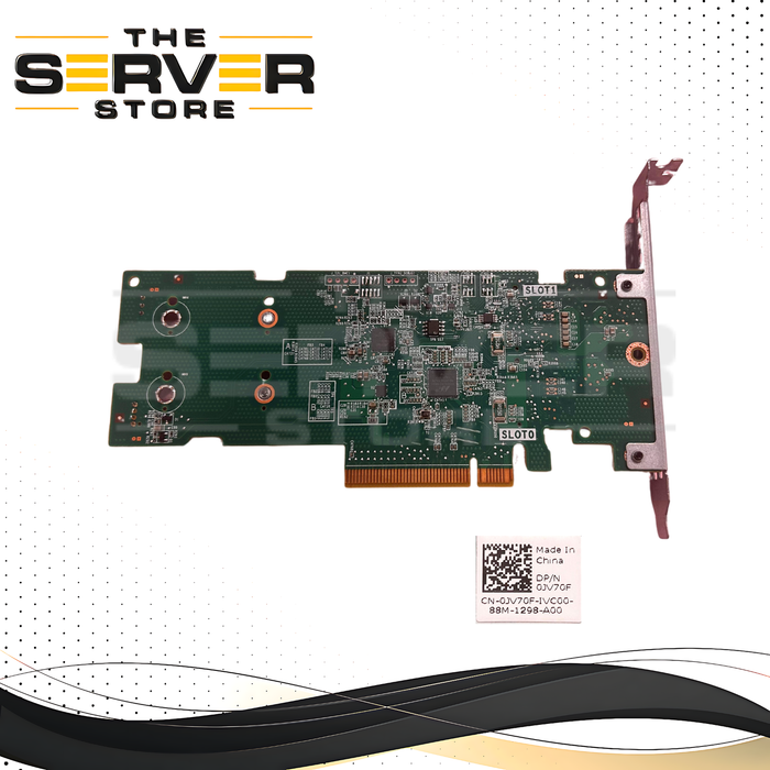 Dell 2x M.2 SATA SSD Slot PCIe BOSS-S1 Adapter Card 0JV70F JV70F
