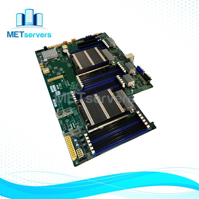 Super Micro Motherboard Dual socket R3 (LGA 2011) (For SuperServer Only) (X10DSC-PLUS)