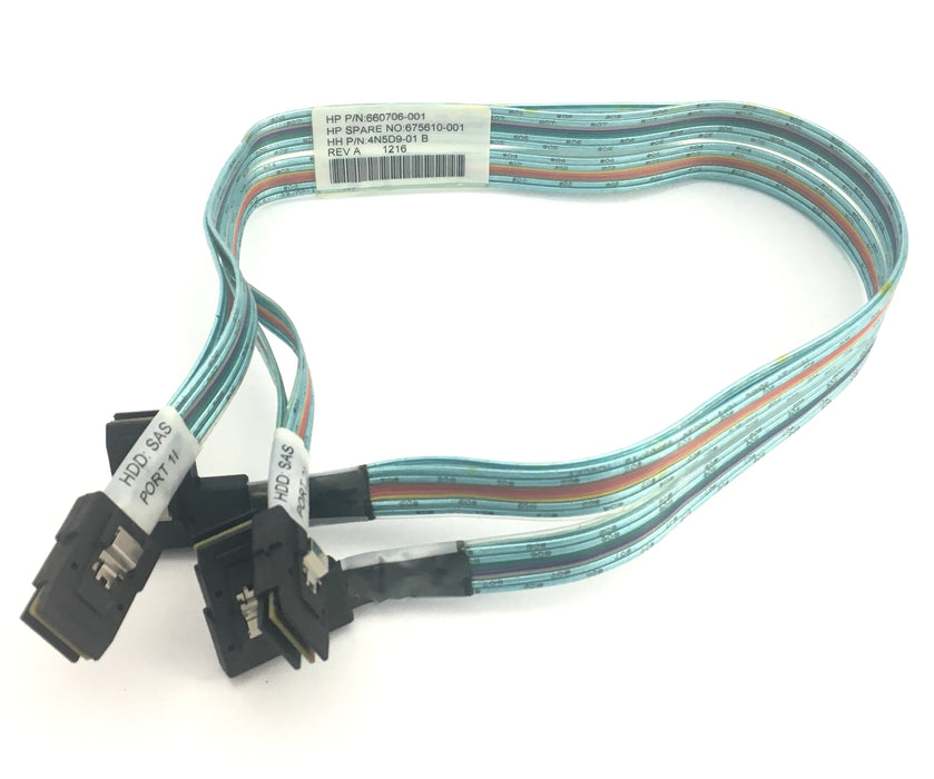 HP HDD Backplane To Io Board Connector Mini SAS Storage Cable (660706-001)