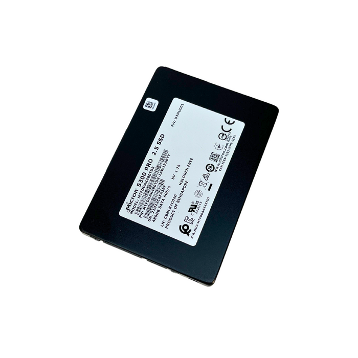 Micron 5300 Pro 480GB SATA 6Gbps 2.5" SSD (MTFDDAK480TDS-1AW1ZABYY)