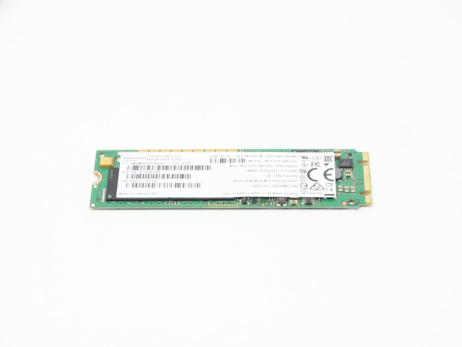 HPE 480GB SATA 6Gbps Read Intensive M.2 2280 SSD Solid State Drive (871628-002)