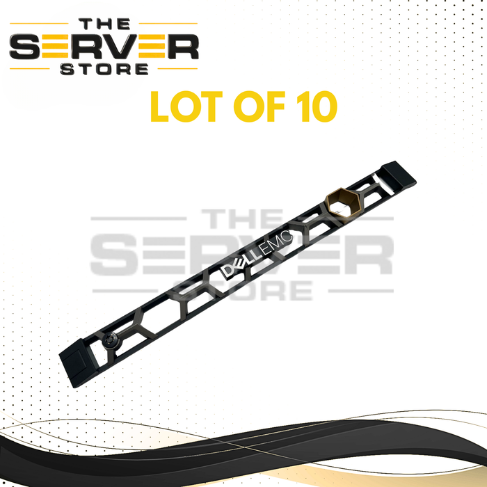 (LOT OF 10) Dell EMC 1U Front Bezel Faceplate For PowerEdge Server 09NVH3 9NVH3( No Key)