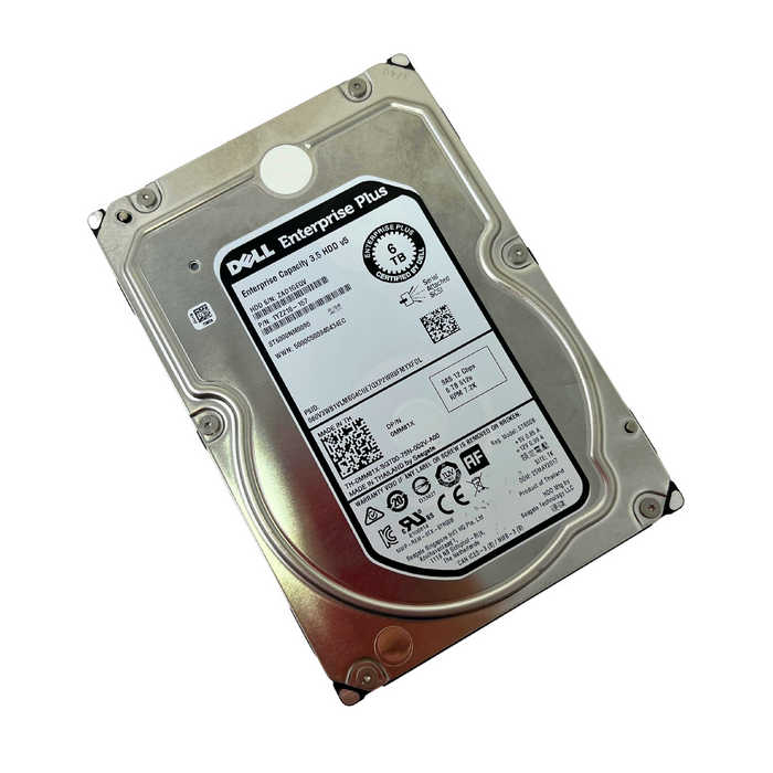 Dell Enterprise Plus 6TB 7.2K SAS 12Gbps 512e 3.5" HDD Hard Drive (0MM81X)