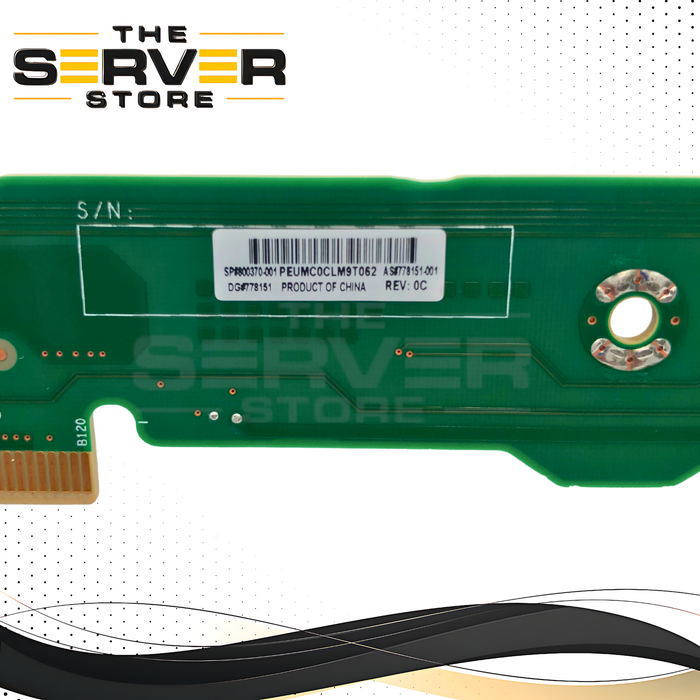 HPE ProLiant XL170r Gen9 Riser 2 LP PCIe 3.0 x16 Card Assy 778151-001 800370-001