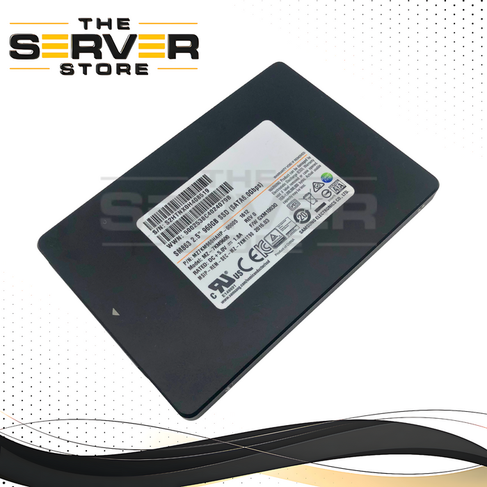 Samsung SM863 960GB SATA 6Gb/s Read Intensive 2.5" SFF SSD MZ7KM960HAHP