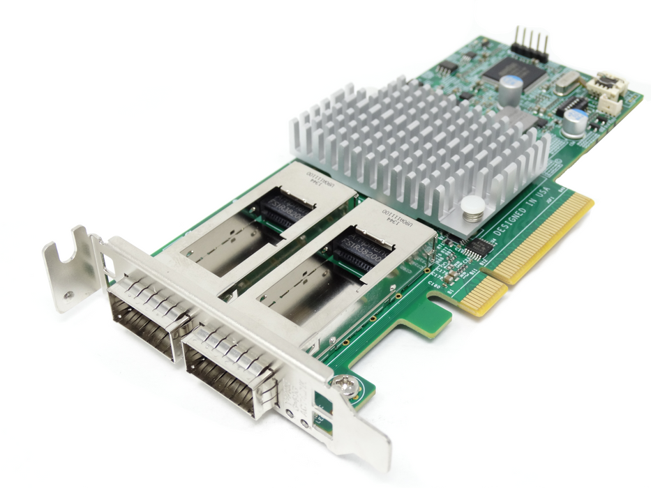 SuperMicro Dual-Port QSFP+ 40Gbps PCIe 3.0 Network Adapter Low Profile (AOC-S40G-I2Q)