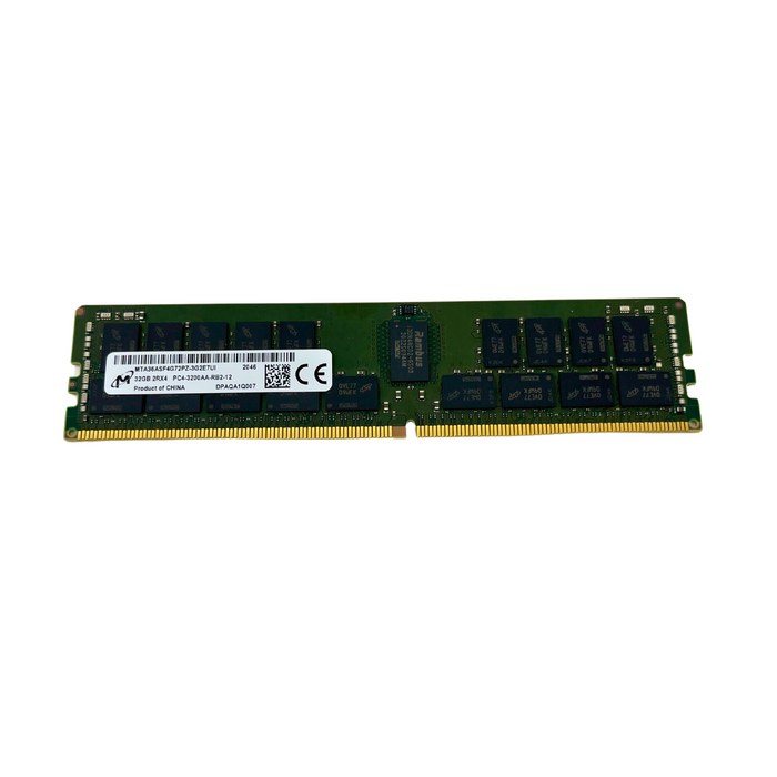 Micron 32GB 2RX4 DDR4-3200MHz PC4-25600R SDRAM ECC REG Memory (MTA36ASF4G72PZ-3G2E7)