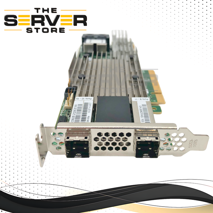 Broadcom MegaRAID 9380-8i8e 12Gb/s SAS/SATA PCIe 3.0 x8 RAID Controller with 8 Internal & 8 External Ports and Low-Profile Bracket. P/N: 03-25716-24007.