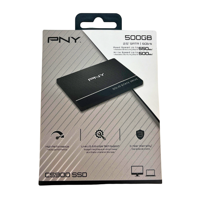 PNY CS900 500GB 2.5" SATA 6Gb/s SSD (SSD7CS900-500-RB)