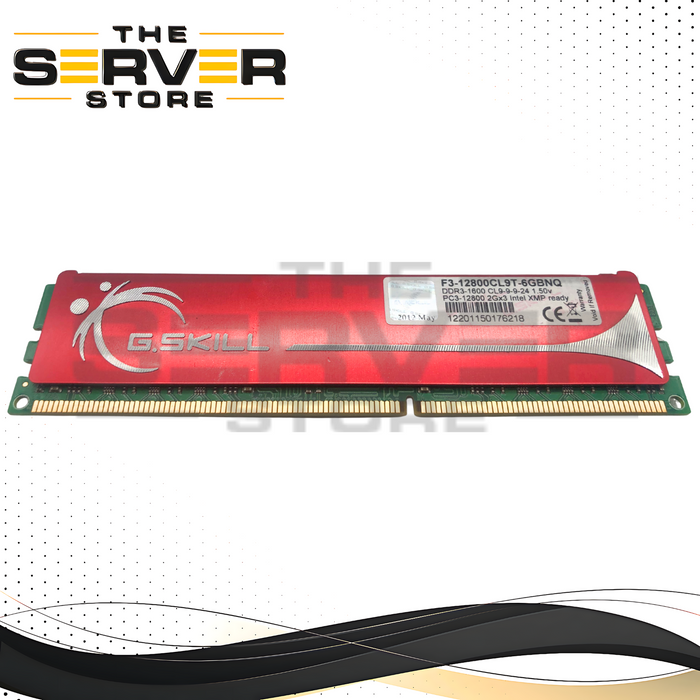 G.SKILL NQ 2GB DDR3 1600MHz PC3-12800 CL9 DIMM Memory F3-12800CL9T-6GBNQ