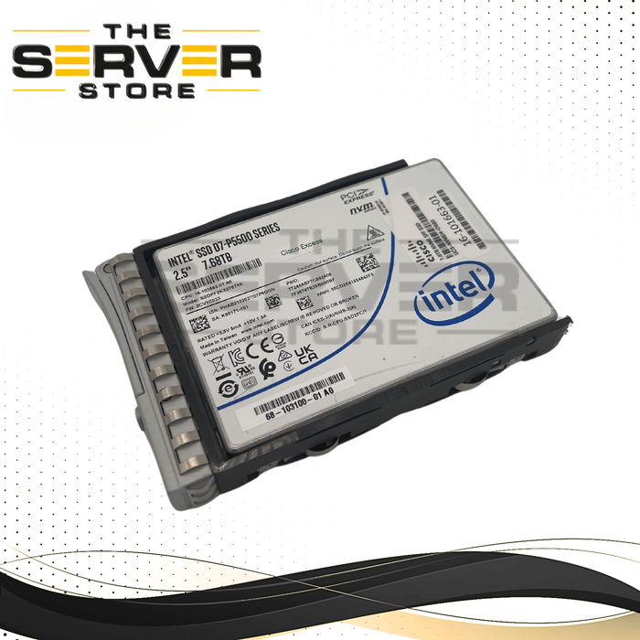 Cisco DC P5500 Series 7.68TB U.2 NVMe 2.5 Solid State Drive (UCS-NVMEI4-I7680)