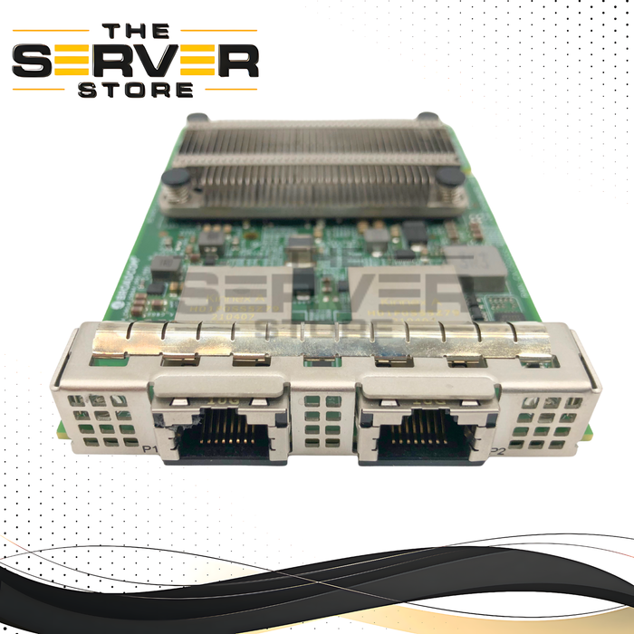 Dell Broadcom 57416 Dual Port 10 Gigabit Ethernet (10GbE) RJ-45 OCP 3.0 Network Card. P/N: T6HR8, 0T6HR8.