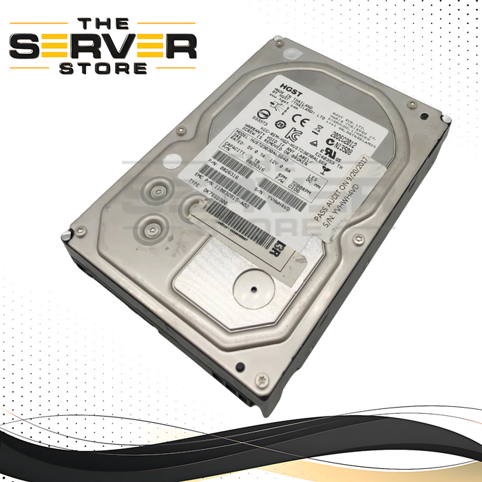 EMC HGST Ultrastar 7K3000 3TB 7200RPM 6Gb/s SAS 3.5-inch LFF Enterprise Hard Disk Drive. 90% health or Greater.  P/N: 0B26316.