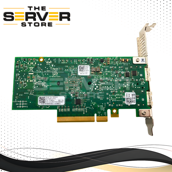 Dell Mellanox ConnectX-3 CX322A 10GbE Dual-Port SFP PCIe 3.0 x8 NIC 019RNV 19RNV