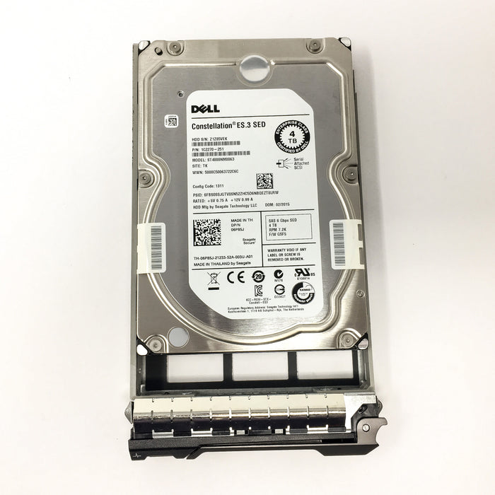 Dell Constellation ES.3 SED 4TB 7.2K SAS 3.5'' HDD Hard Drive (06P85J)