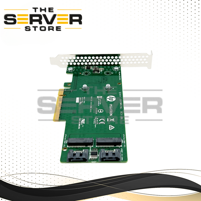 (LOT 10) HPE SATA M.2 ProLiant Dual Drive PCIe Riser Card 882359-001 759505-001