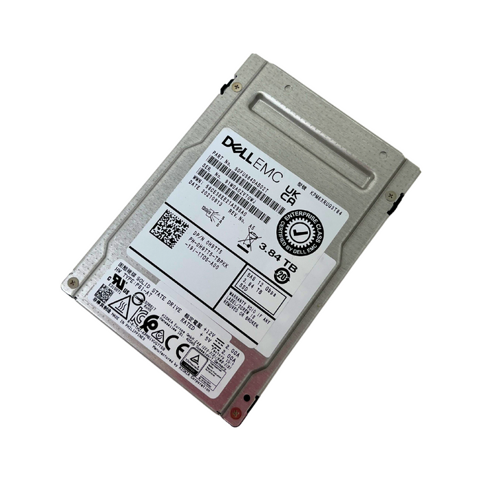 Dell Enterprise 3.84TB SAS 12Gbps TLC 2.5" SSD Solid State Drive (KPM6XRUG3T84)