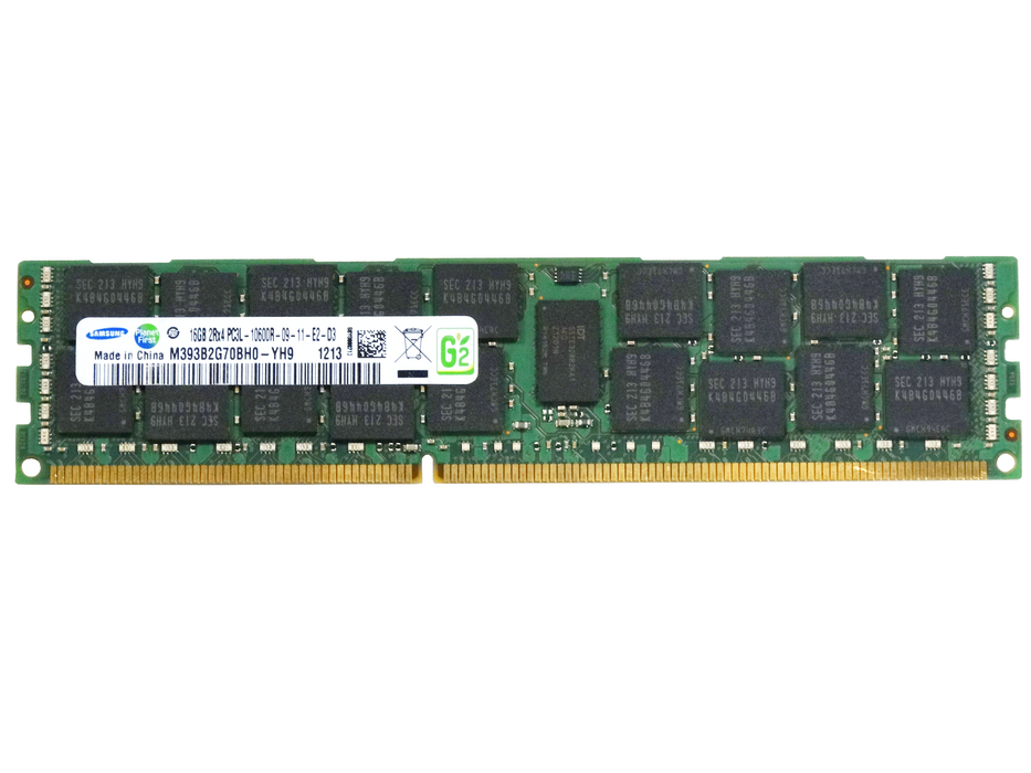 Samsung 16GB 2Rx4 PC3L-10600R DDR3 ECC Registered Memory (627808-B21-3RDPARTY)