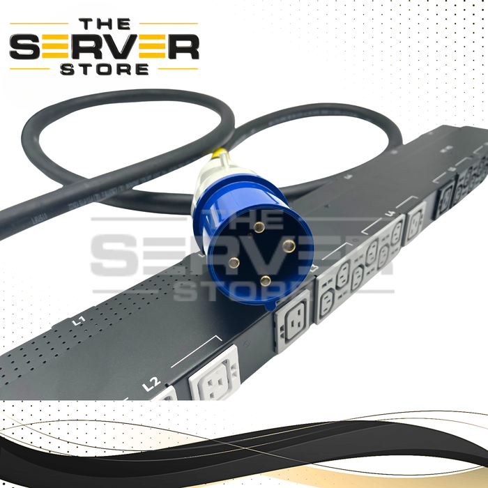 HPE G2 BASIC 3PH 17.3KVA/60309 60A 18xC13 6xC19 PDU 866817-031 P9Q61A 868616-001