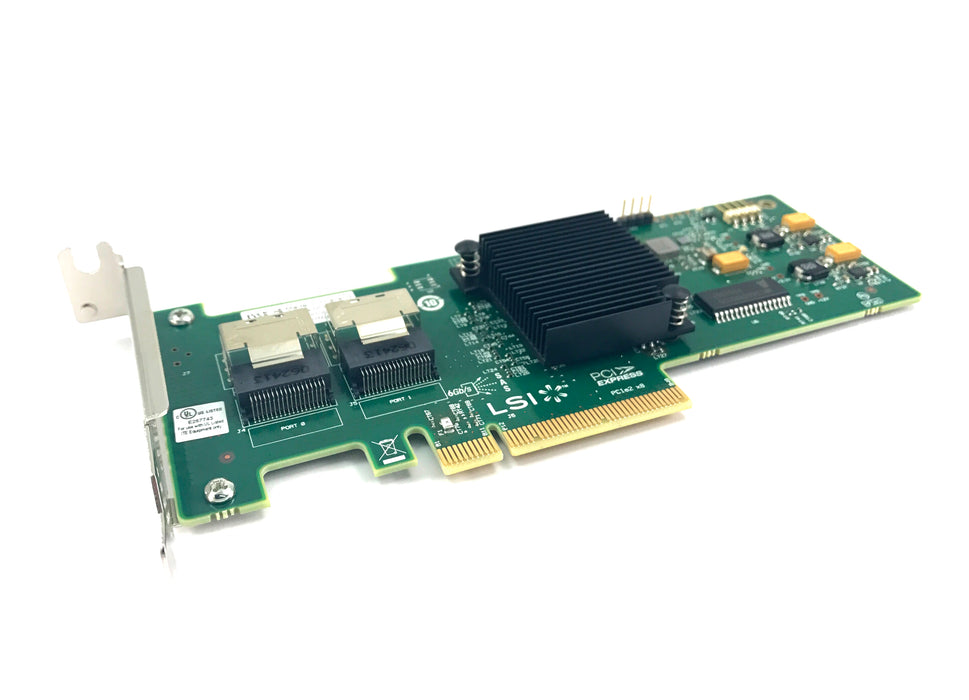 Dell LSI SAS 9210-8I 6Gbps Dual Port Host Bus Adapter (W8J8X)