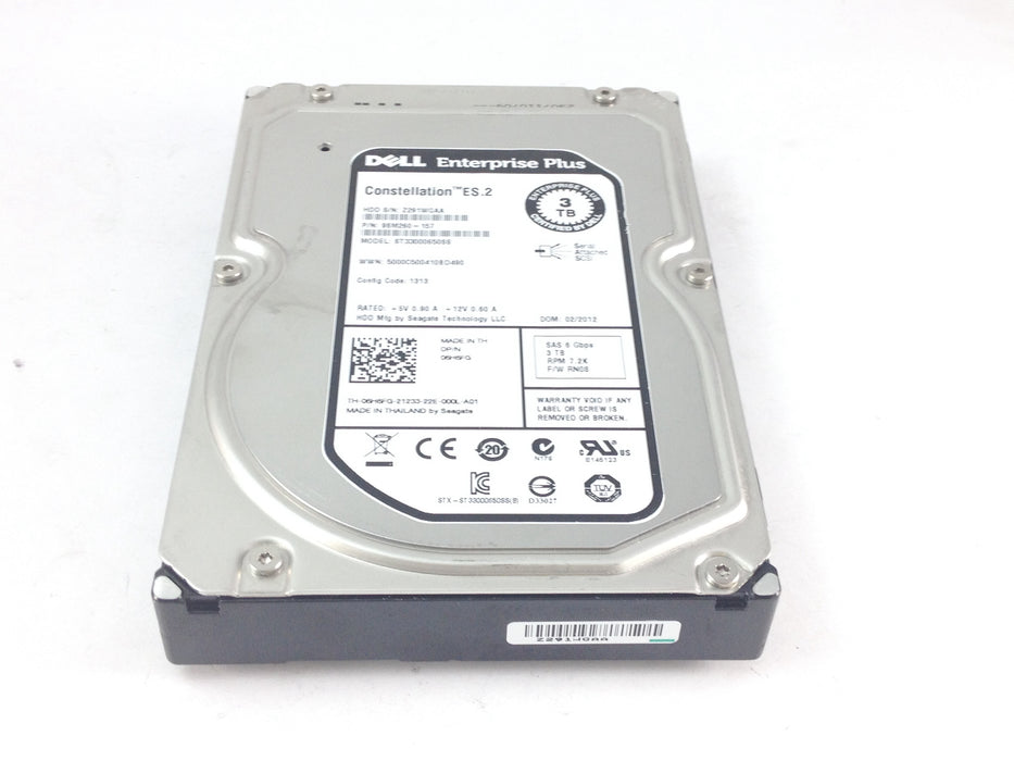 Dell 3Tb 7.2K 6Gbps SAS 3.5'' Hard Drive (6H6FG)