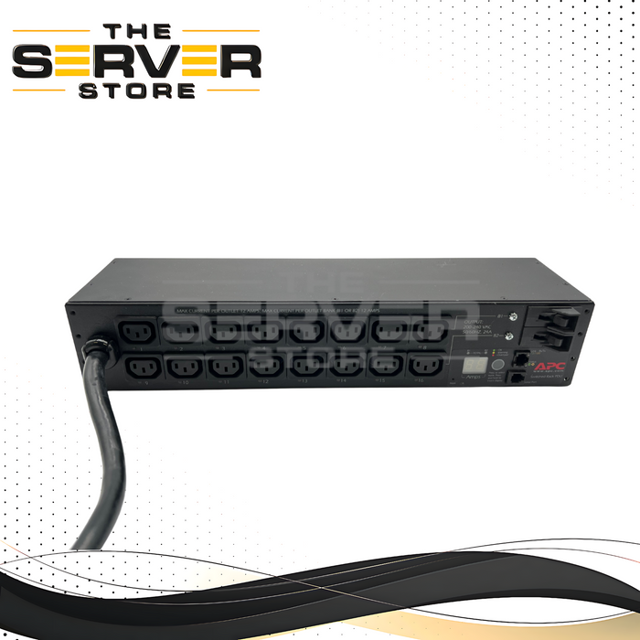 APC Switched Rack PDU 2U 30A 208V 16x C13 NEMA L6-30P 12ft Cord AP7911