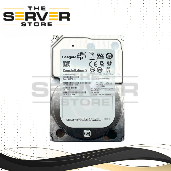 Seagate 1TB SATA 6Gb/s 7.2K 2.5" HDD Constellation .2 Series ST91000640NS