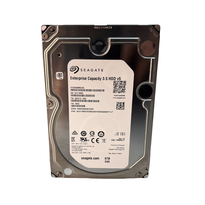 Seagate Enterprise 6TB 7.2K 12Gbs SAS 3.5" HDD Hard Drive (ST6000NM0245)