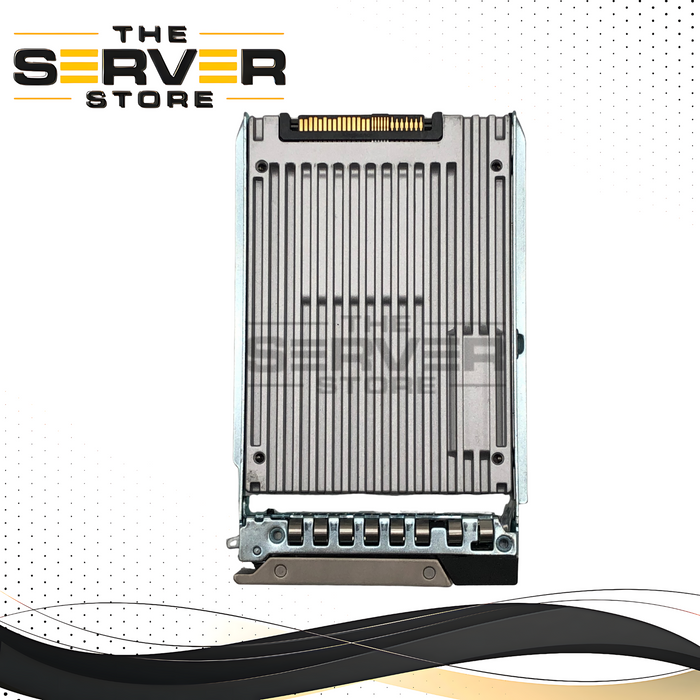 Dell Micron 9200 PRO 3.84TB NVMe U.2 2.5-inch SFF Mixed Use Enterprise Solid State Drive (SSD) in 14th Gen Caddy. Dell P/N: JFVGW, 0JFVGW.