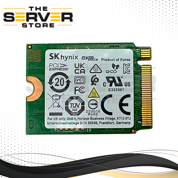 Dell 256GB NVMe 2280 M.2 PCIe Gen 3.0 x4 SSD SK Hynix BC711 Series HFM256GD3GX013N 0KFV6T KFV6T