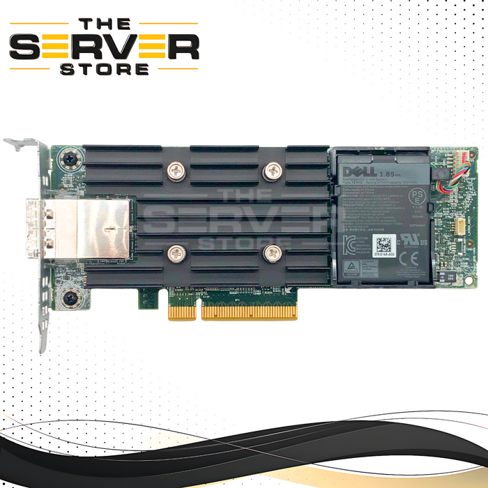 Dell PERC H840 12Gb/s SAS PCIe RAID Controller with Battery (Based on Avago 9400-8i). P/N: GD93V, 0GD93V.