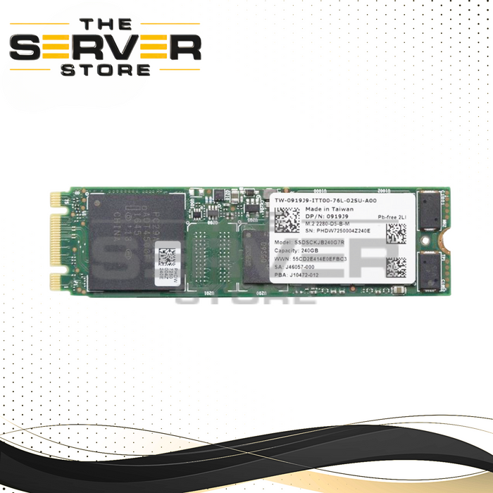 Dell 240GB SATA 6G 2280 M.2 RI SSD Intel DC S3520 SSDSCKJB240G7R 0919J9 919J9
