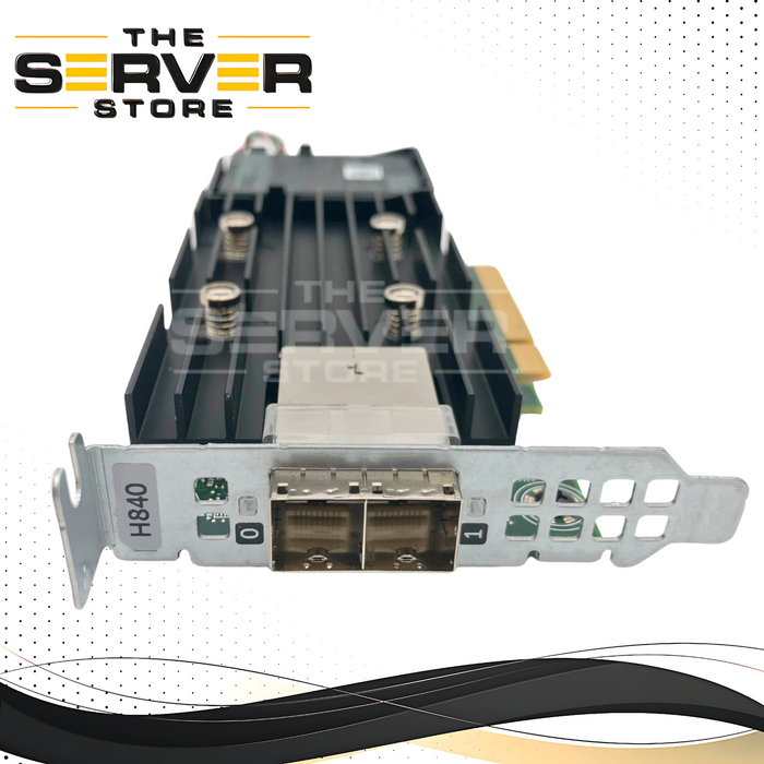 Dell PERC H840 12Gb/s SAS PCIe RAID Controller with Battery (Based on Avago 9400-8i). P/N: GD93V, 0GD93V.