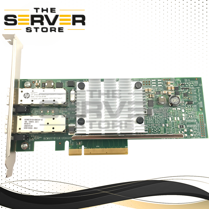 HPE Ethernet 10GB 2 Port 530SFP+ Adapter Card 652503-B21 652501-001