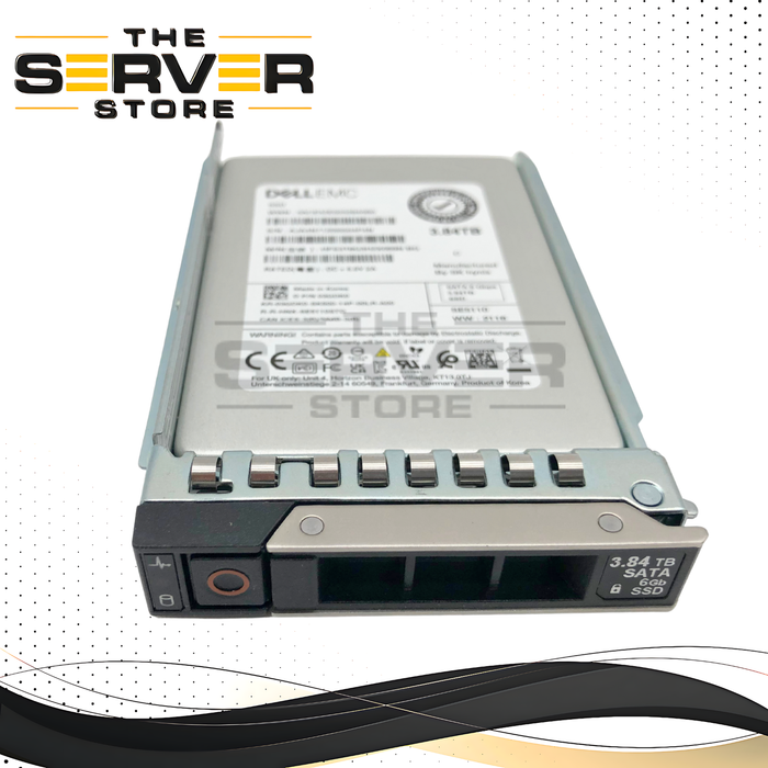 Dell SK-Hynix SE5110 3.84TB 6Gbps SATA Read-Intensive (RI) TLC 2.5" Solid State Drive with Tray. P/N: 3GDK0, 03GDK0.