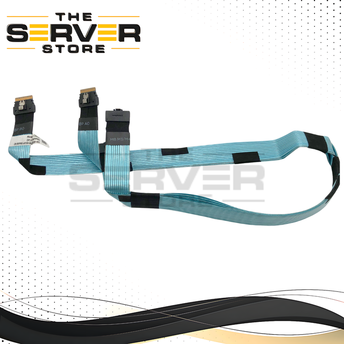 Dell PowerEdge R640 10-Port Chassis NVMe Cable Assembly, Connects NVMe Bays 6-9, SFF-8654-8i Connector. P/N: 6PPNG, 06PPNG.