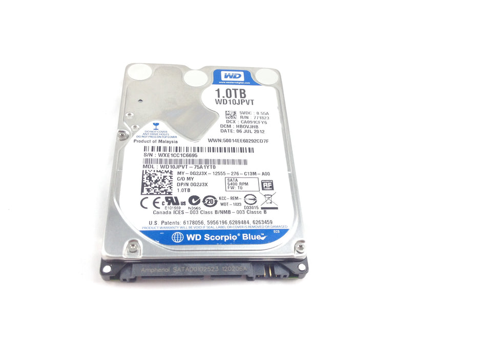 Dell Western Digital 1TB 5.4K SATA 2.5'' Hard Drive (G2J3X)