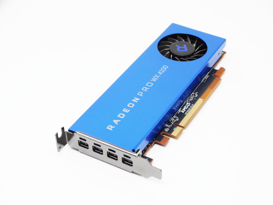 000001 Dell AMD Radeon Pro WX 4100 4GB GDDR5 Quad Mini Display port Graphics Card (102D0150500 000001)