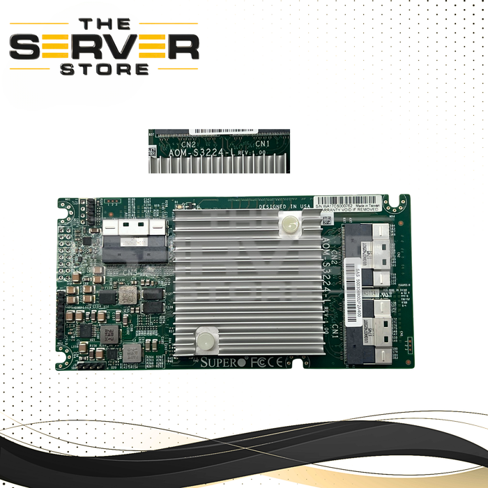 Supermicro 24 Port 12Gb/s SAS3 PCIe Mezzanine RAID Controller Card AOM-S3224-L