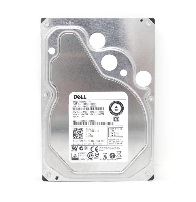 DELL 4TB 7.2K 6GBPS SATA 3.5'' HARD DRIVE (0XF27R)