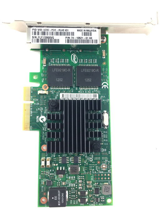 CISCO GIGABIT QUAD 4 PORT PCI-E NETWORK ADAPTER (74-10521-01)