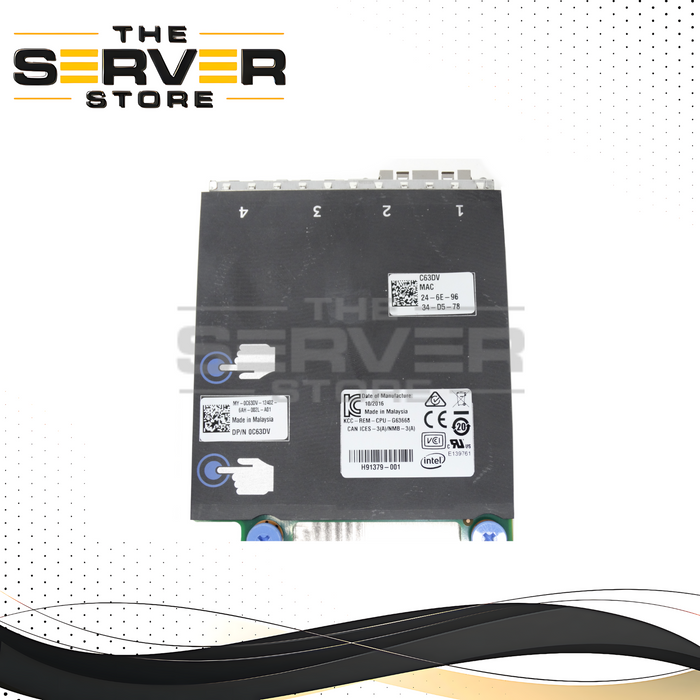 Dell Intel X520/I350 Quad Port 2x 10Gb SFP+ 2x 1Gb RJ45 Network Card (540-BBHJ)