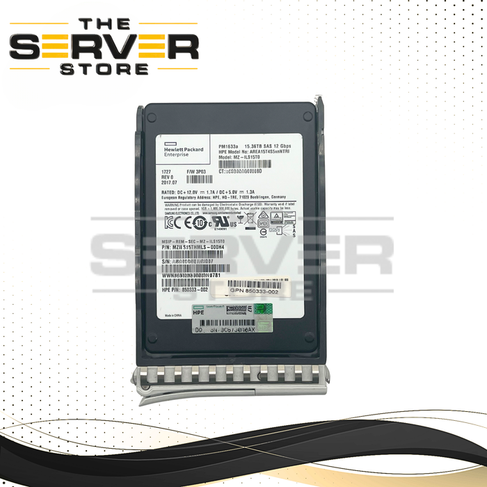 Samsung 15.36TB SAS 12Gbps RI SFF 2.5" 15mm SSD MZ-ILS15T0 PM1633a Series  for Cisco UCS C-Series Server