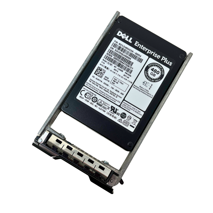 Dell 480GB SAS 2.5" 12Gbps SSD Solid State Drive (JKYYN)