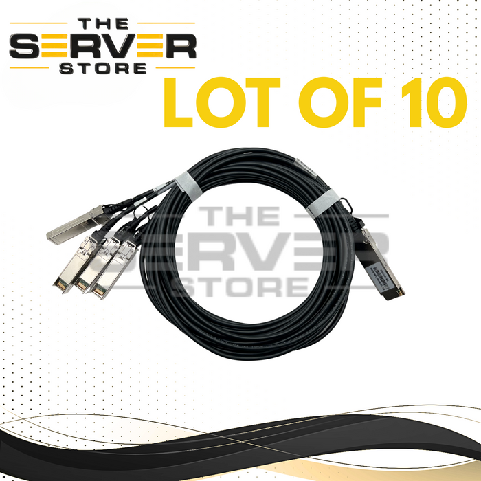 ( LOT ) Molex QSFP28 to 4 SFP28 Breakout Cable 3M 1003451304