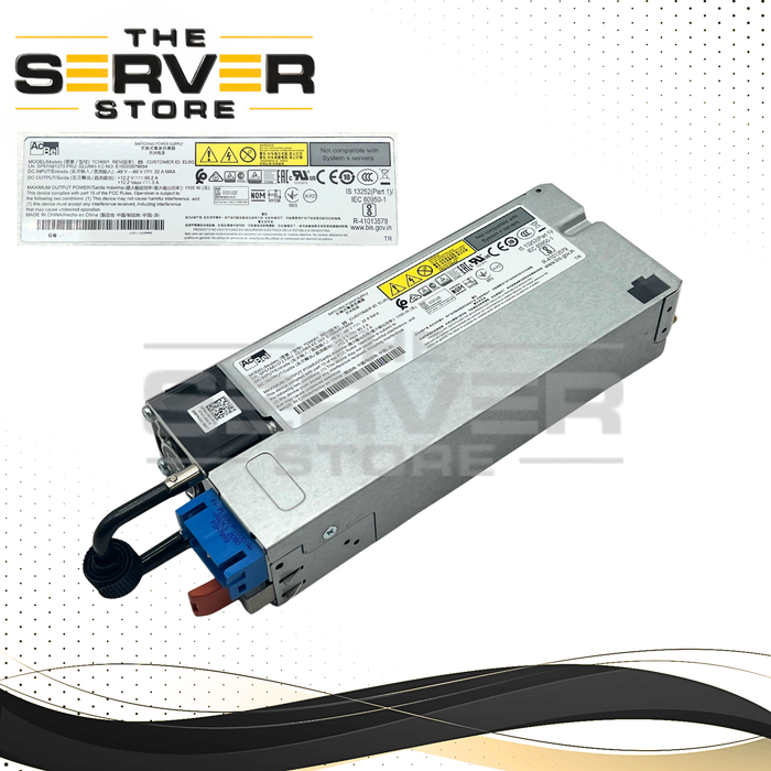 Lenovo AcBel 1100W Platinum Hot-Swap Power Supply for ThinkSystem SR630 SR635 SR655 02JJ965