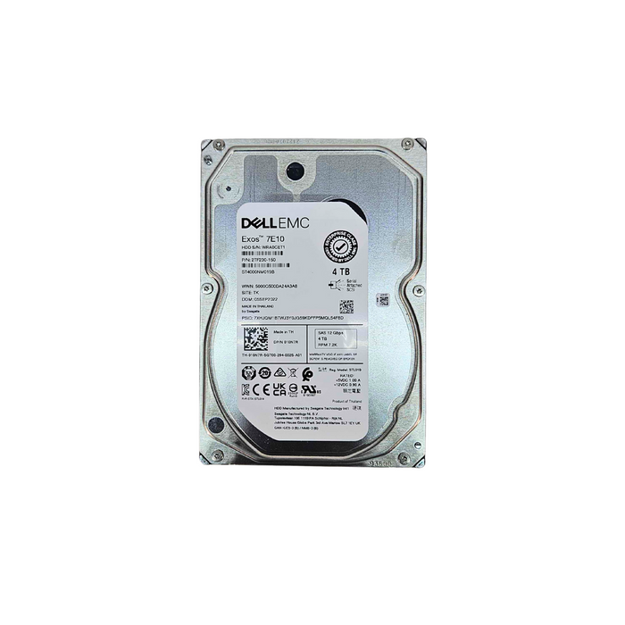 Dell 4TB 7.2K 12Gbps SAS 3.5" HDD (10N7R)