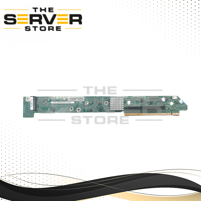 Nutanix Supermicro Dual Slot M.2 NVMe RAID Controller and Carrier Riser Card for Nutanix X12 BigTwin Nodes AOC-SMG3-2M2-B-Ni22