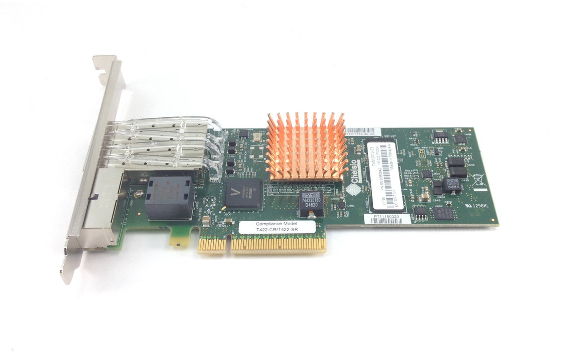 IBM Chelsio Quad-Port 2x 1GbE + 2x 10G SFP+ Linux Network Card (110-1139-40)