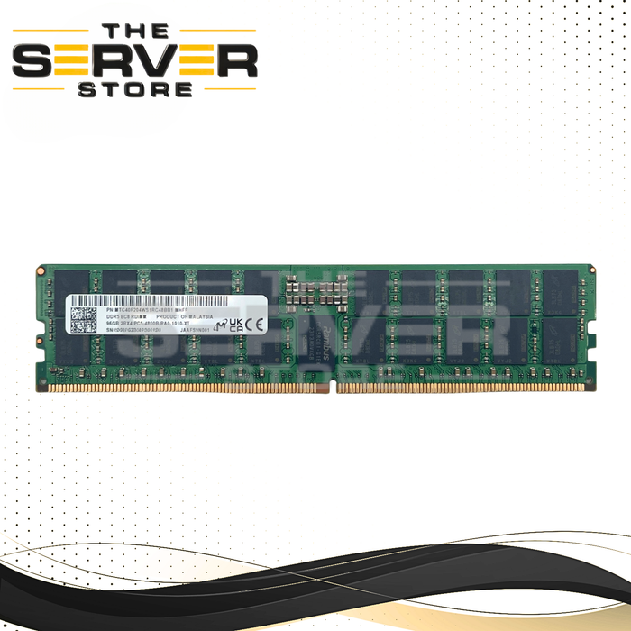 Micron 96GB 2Rx4 DDR5-4800B PC5-38400 ECC Registered Memory MTC40F204WS1RC48BB1